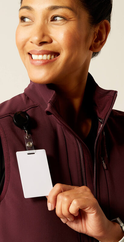 Sina Fleece Scrub Vest 01